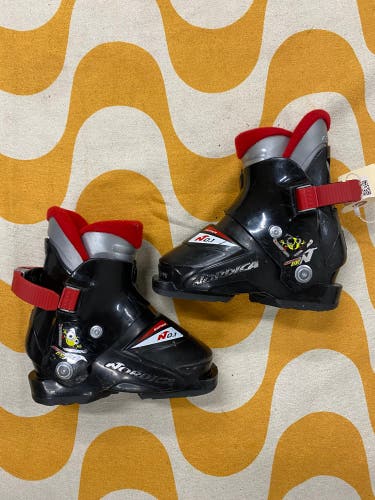 Mondo 15.5 & lower Nordica Super 0.1 Ski Boots (Used)
