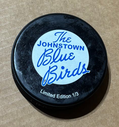 Johnstown Blue Birds EHL Vintage Souvenir Hockey Puck