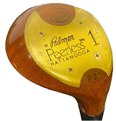 Palmer Peerless P31 Chattanooga Densitized Persimmon Driver Stiff Steel 43" RH