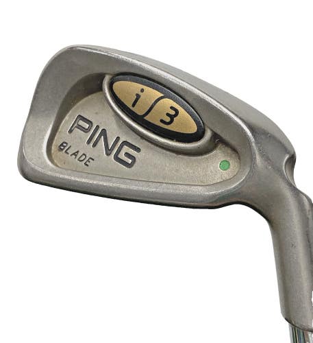 Ping I3 Blade 4 Iron Green Dot 2* Upright RH Men's Stiff Steel 38.5" Stock Grip