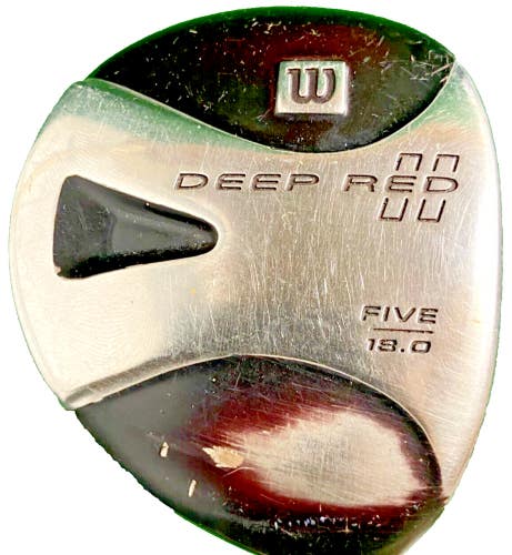 Wilson Golf Deep Red II 5 Wood 18 RH Grafalloy Ladies Graphite 41" Good Grip