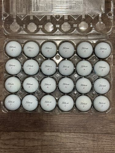 24 Titleist Pro V1x Golf Balls - 4A Near-Mint Condition