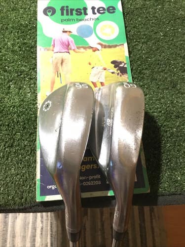 Titleist Vokey Design SM7 S Grind Wedge Set (SW & LW) Wedge Flex Steel Shafts