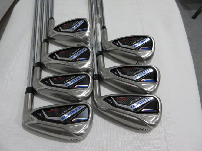 Cobra AeroJet One Length Iron Set - 5-PW, GW - Regular Flex Steel