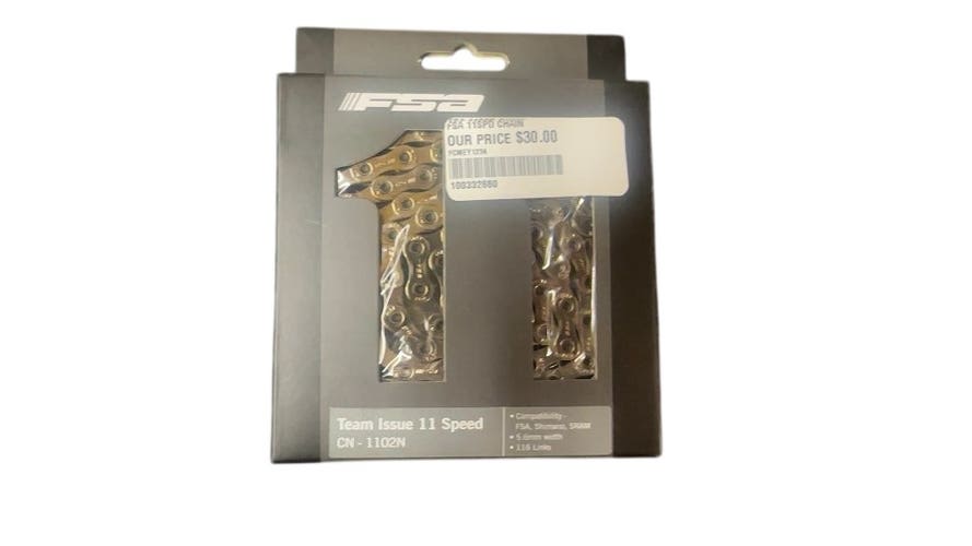 FSA Team Issue 11 Speed Bike Chain CN-1102N New 116 Links