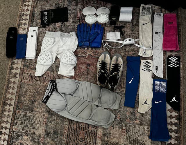 Football accessories/gear lot (SEE DESCRIPTION)