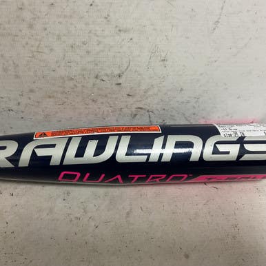 Used Rawlings Quatro T-ball Bat Neon Pink And Navy Blue 25" 11855-s000205639