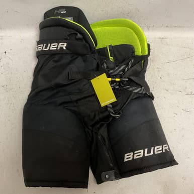 Used Bauer Hp Pro Junior Pant Black And Neon Green Lg 11855-s000205588