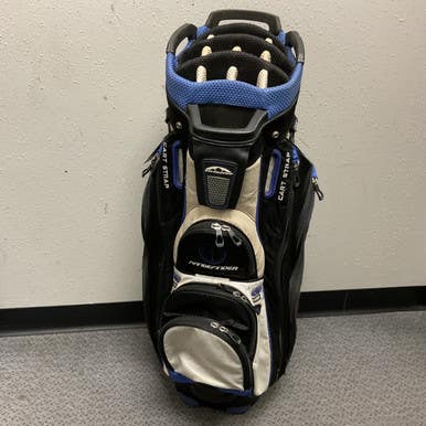 Used Sun Mountain C130 Mens Cart Bag White Black Royal 11855-s000205560