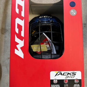 New CCM Tacks 310 Helmet | Medium w/ FM680 Cage