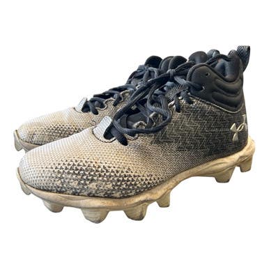 Used Under Armour Spotlight Jr Fb Cleats Black Junior 03 11450-s000523027