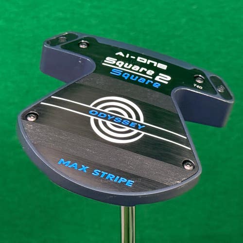 Odyssey Ai-ONE Square 2 Square Max Stripe 46" CS Mallet Long Putter w/ HC
