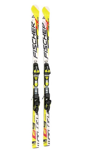 Used Fischer 4gs Mens Dh Ski Binding Yellow 175 Cm 11847-s000036434