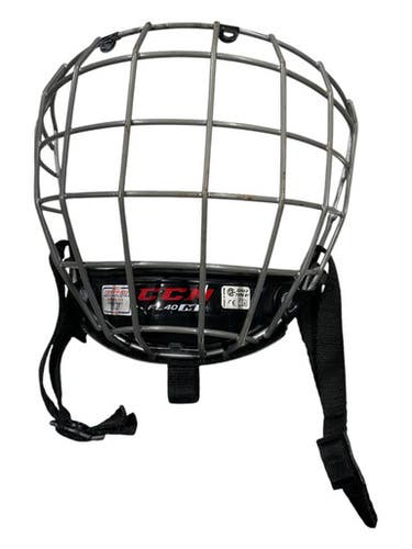 Used Ccm Hockey Wire Mask Silver Md 11847-s000036354