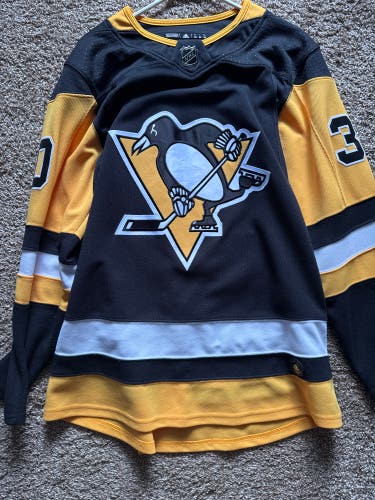 Pittsburgh Penguins - Matt Murray - 30- 2017- Black Small / Medium Women's Adidas Jersey (Used)