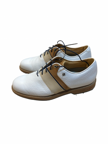 Used Foot Joy Premiere Mens Golf Shoes White Senior 10 11706-s000380017