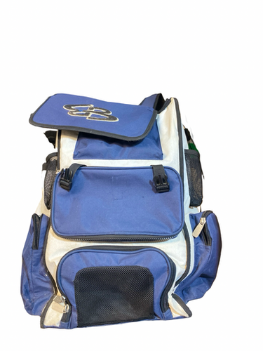 Used Boombah Navy And White Bag Bb Sb Player Carry Bag Navy Blue 11706-s000379992