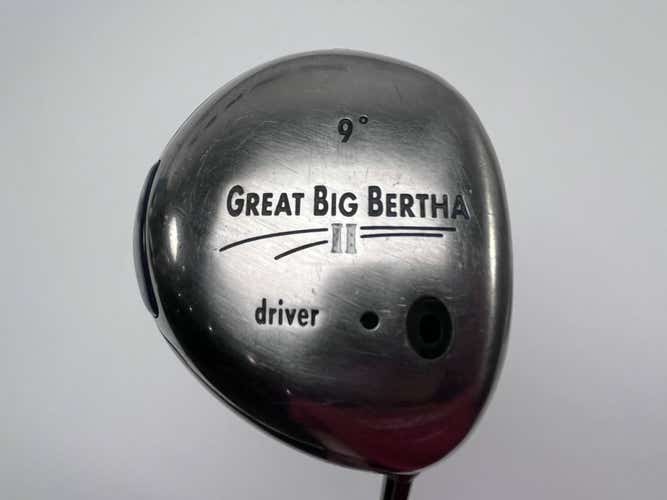 Callaway Great Big Bertha II Driver 9* Grafalloy ProLaunch Red Stiff RH RATLE