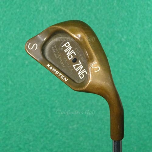 Ping Zing BeCu Copper Black Dot SW Sand Wedge Karsten JZ Steel Regular *READ*