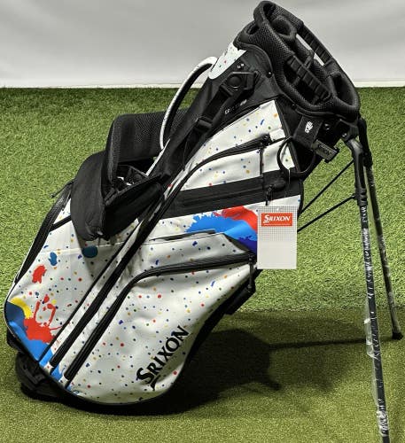 Srixon Golf Limited Edition S3 Tour Ink Stand Bag 6-Way Divider Color: White