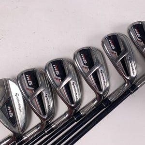 TaylorMade M6 Iron Set 6-PW+SW Fujikura Atmos 5A Senior Graphite Mens RH