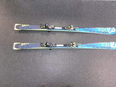 Used Salomon Pro 24hrs Mens Dh Ski Binding Royal Blue 169 Cm 11868-s000070139