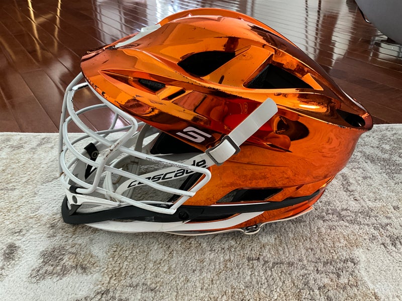 Orange Chrome Cascade S Helmet (Used) SEND OFFERS. WILLING TO NEGOTIATE