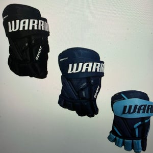 Warrior Covert Pro Team Junior Hockey Gloves (New) black 12" 2 pair