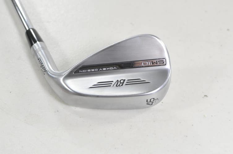 Titleist Vokey SM10 Tour Chrome 46*-10F Wedge Right BV Wedge Flex Steel # 206597