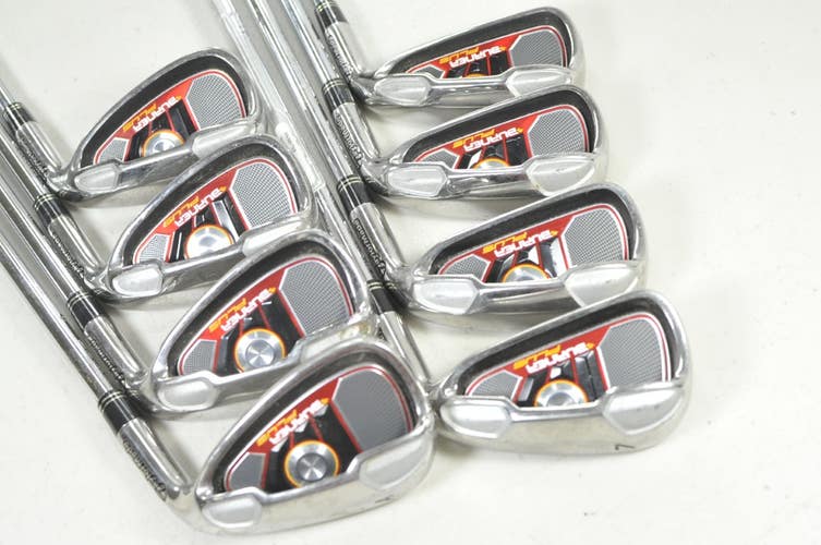 TaylorMade Burner Plus 4-PW,AW Iron Set Stiff Flex Right 85g Steel # 220448