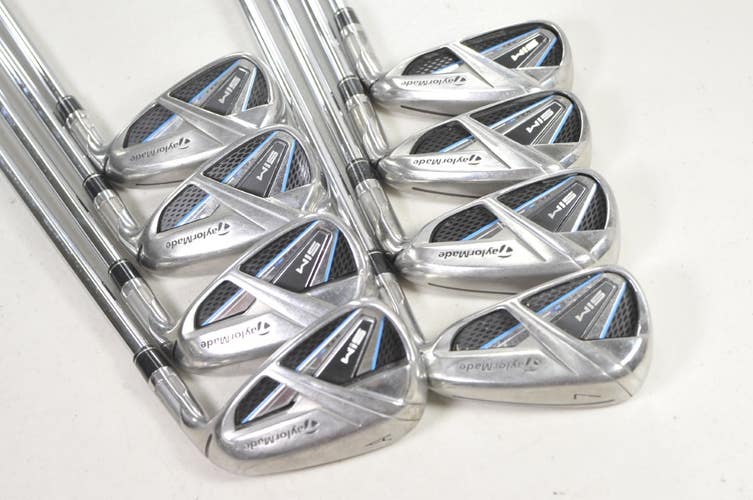 TaylorMade SIM Max 4-PW,AW Iron Set Regular Flex Right KBS MAX 85 Steel #220434
