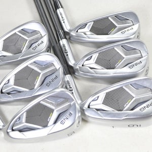 Ping G430 7-W,45*,50* Iron Set Senior Flex Black Dot Alta CB Graphite # 220465