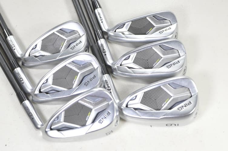 Ping G430 7-W,45*,50* Iron Set Senior Flex Black Dot Alta CB Graphite # 220465
