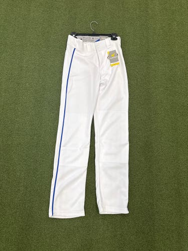 Easton White with Blue Piping Men's Small Adult Game Pants (New)