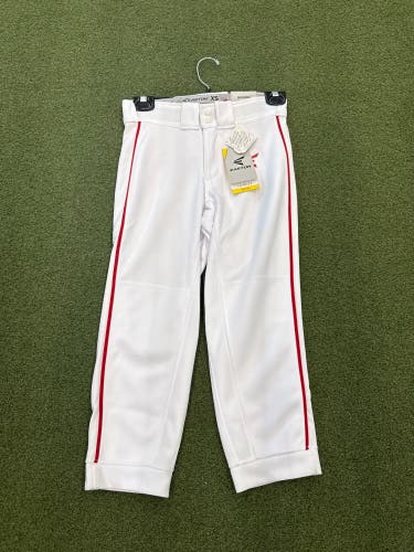 Easton White with Red Piping Men's XS Adult Easton Game Pants (New)