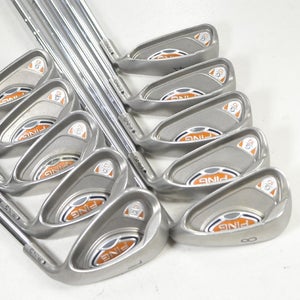Ping G10 4-W,UW,SW,LW Iron Set Regular Flex Black Dot Right AWT Steel # 220436