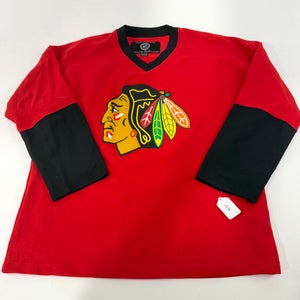 Used Red Blackhawks Jersey | Senior XL | J106