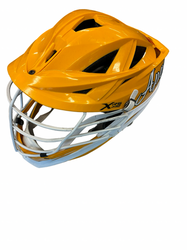 Used Cascade Xrs Pro Lacrosse Helmet Yellow One Size 11682-s000134226