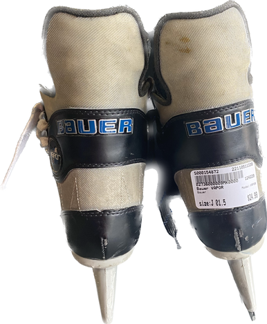 Used Bauer Vapor Junior 01.5 Ice Hockey Skates 11339-s000154872