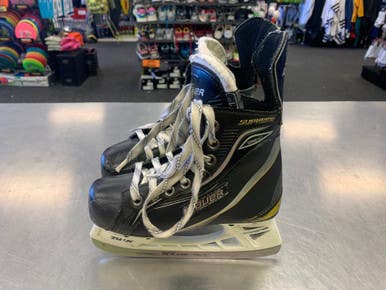 Used Bauer 140 Junior 01 Ice Hockey Skates 11339-s000160150