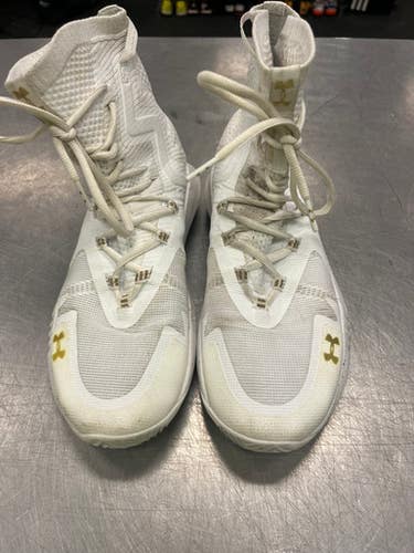 Used Under Armour Basketball Shoes M White Senior 9.5 11339-s000183111