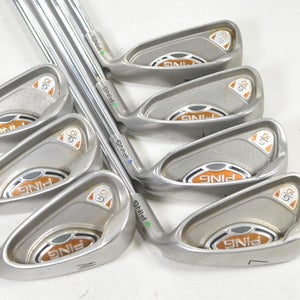 Ping G10 4-W Iron Set Regular Flex Green Dot Right AWT Steel # 220532