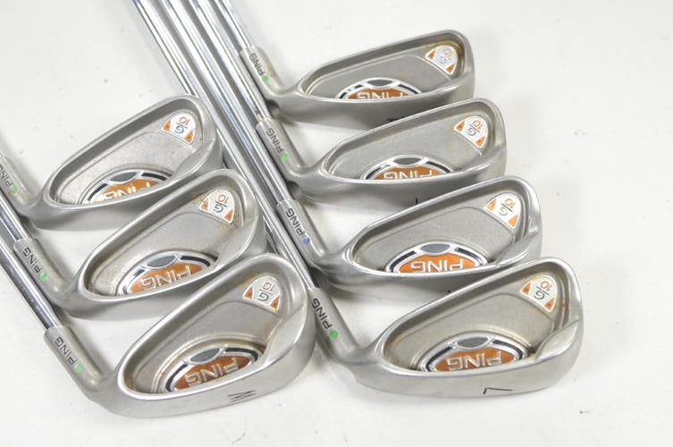 Ping G10 4-W Iron Set Regular Flex Green Dot Right AWT Steel # 220532