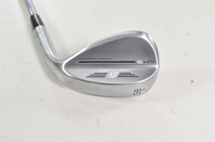 Titleist Vokey SM9 Tour Chrome 58*-14K Wedge Right BV Wedge Flex Steel #220491