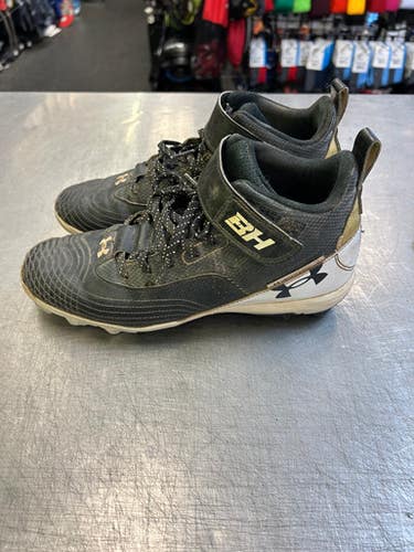 Used Under Armour Adult Fb Cleats Black Senior 7.5 11339-s000190105