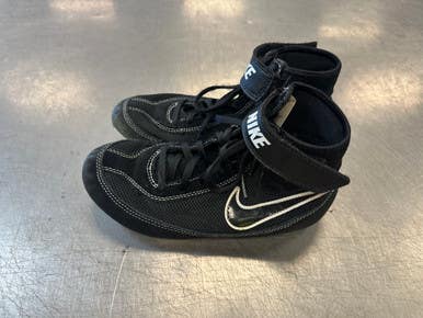Used Nike Wrestling Shoes Black Junior 04 11339-s000191039