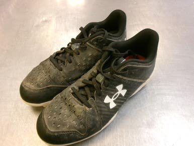 Used Under Armour Baseball Bb Sb Cleats Black Junior 04.5 11339-s000202560