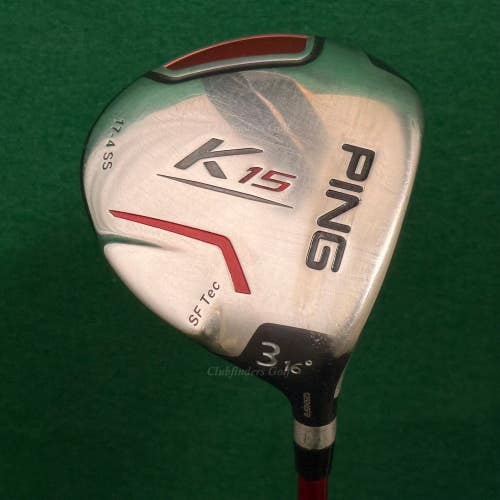 Ping K15 SF Tec 16 Fairway Wood 3 Ping TFC 149F Graphite Regular