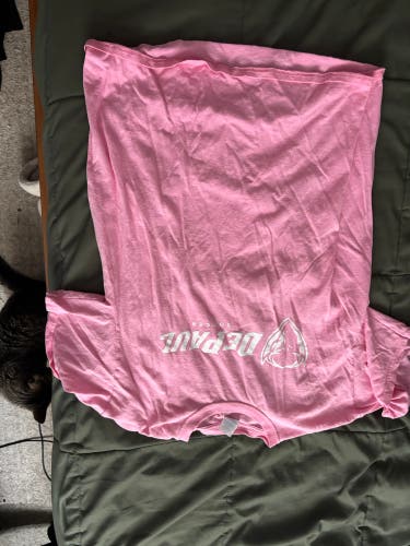 Large Pink Adult Unisex DePaul Soccer Shirt (Used)