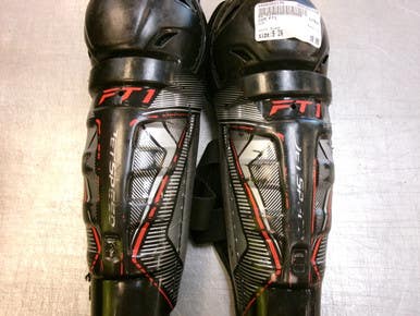 Used Ccm Ft1 Youth Shin Guards Black 9" 11339-s000202375